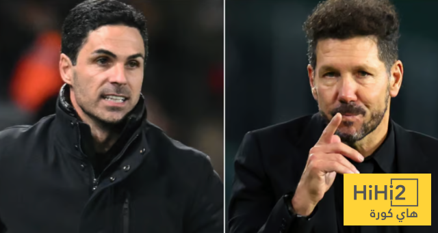 أرتيتا: سيميوني مثال يحتذى به 2 أرتيتا: سيميوني مثال يحتذى به 1