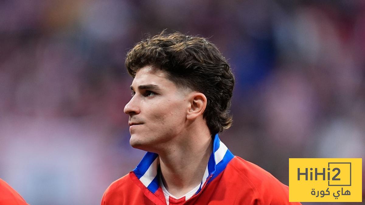 موقف جوليان ألفاريز من المشاركة أمام أرسنال !