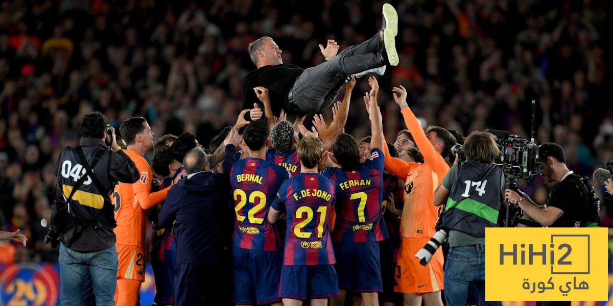 سانشيز يهنئ برشلونة على التتويج بالليغا