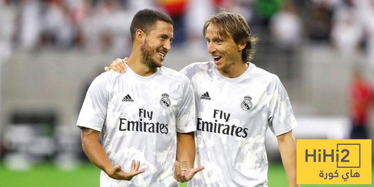 هازارد كان يريد قميص مودريتش مع الريال.. ولكن!