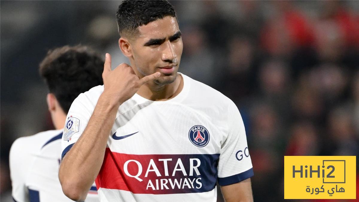 أشرف حكيمي خارج حسابات ريال مدريد