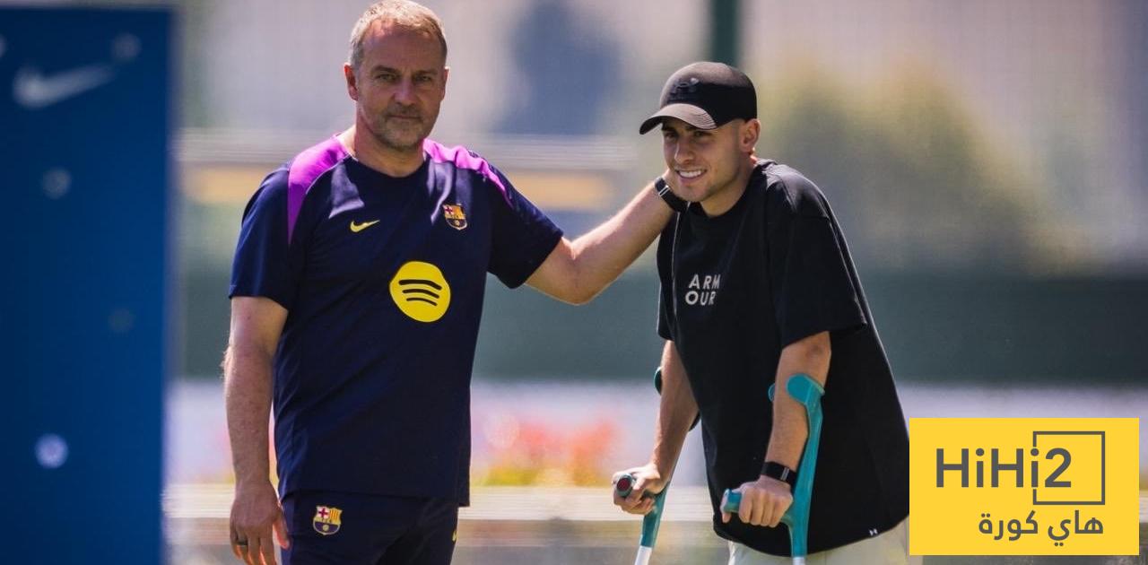 صورة .. فيرمين لوبيز يتواجد في تدريبات برشلونة هذا اليوم