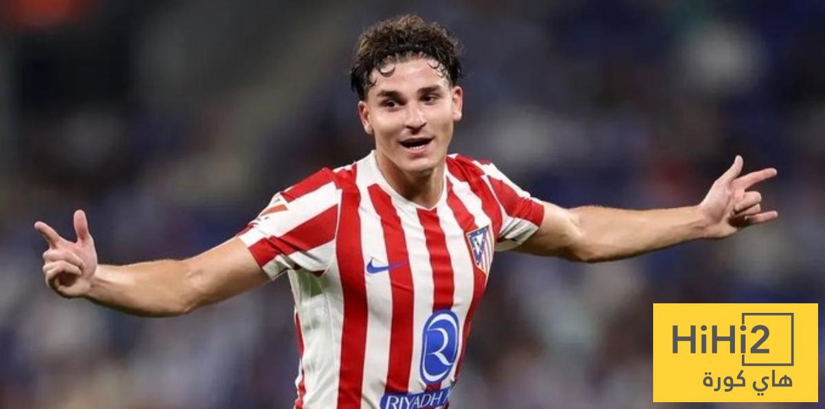 بيان غير رسمي جديد من أتلتيكو مدريد يخص ألفاريز