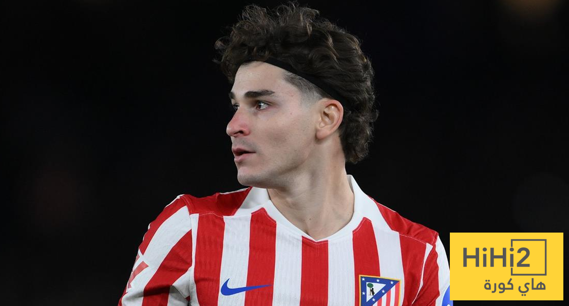 لا برشلونة ولا ريال مدريد.. شرط جزائي خيالي يحصن جوليان ألفاريز