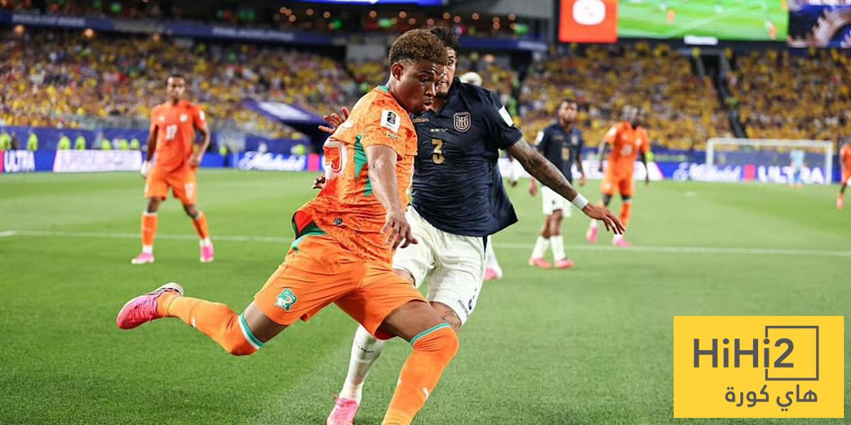 ترتيب المجموعة الخامسة بكأس العالم بعد فوز كوت ديفوار على الاكوادور