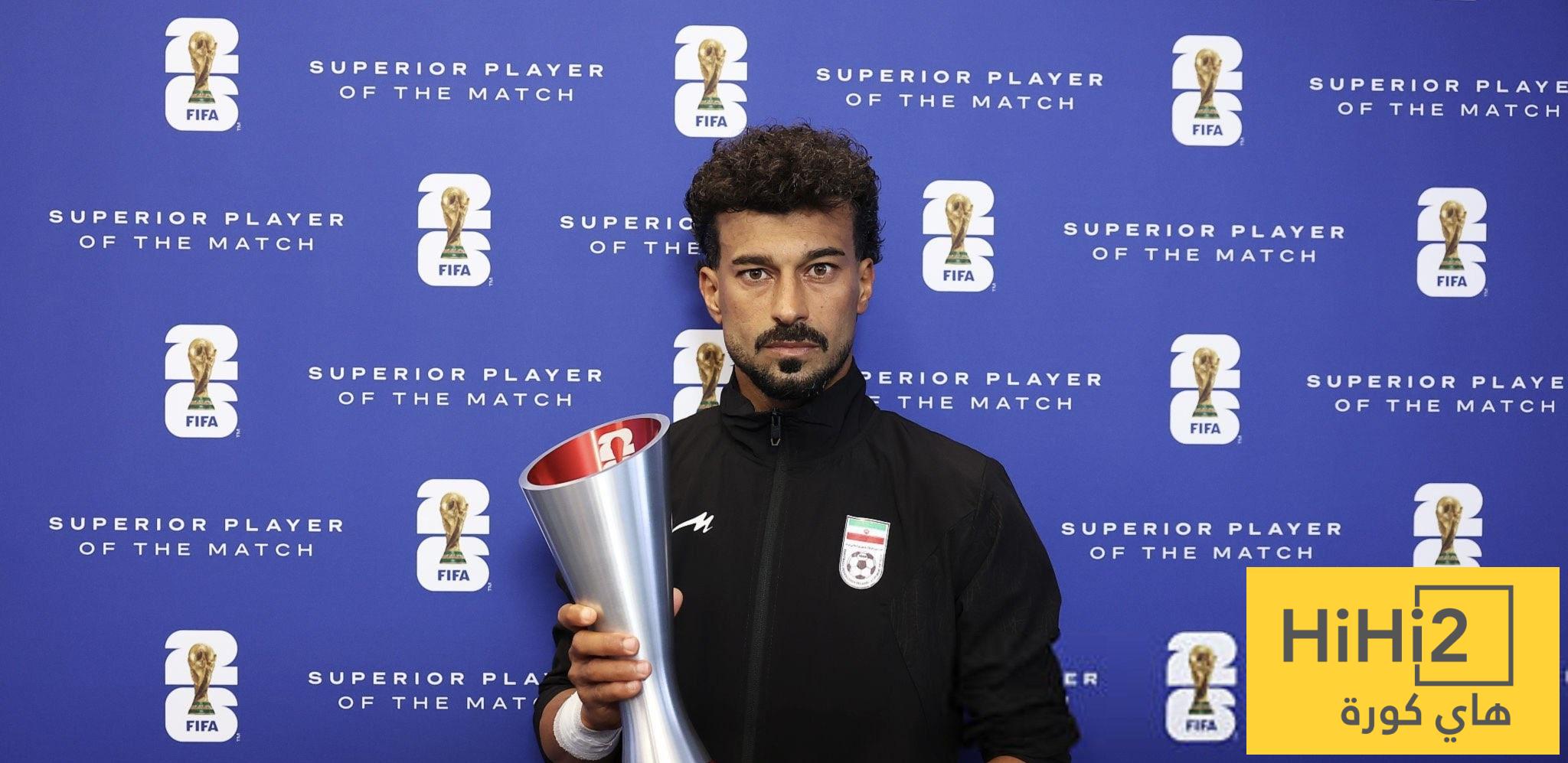 رجل مباراة إيران ونيوزيلندا في كأس العالم