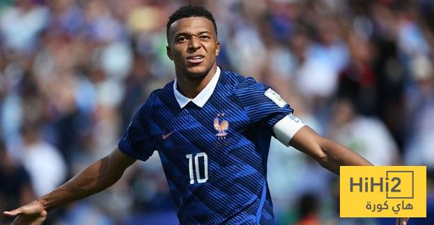 ارقام مبابي في بطولة كأس العالم