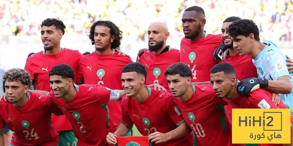 صور – غرفة ملابس المغرب جاهزة قبل مواجهة اسكتلندا