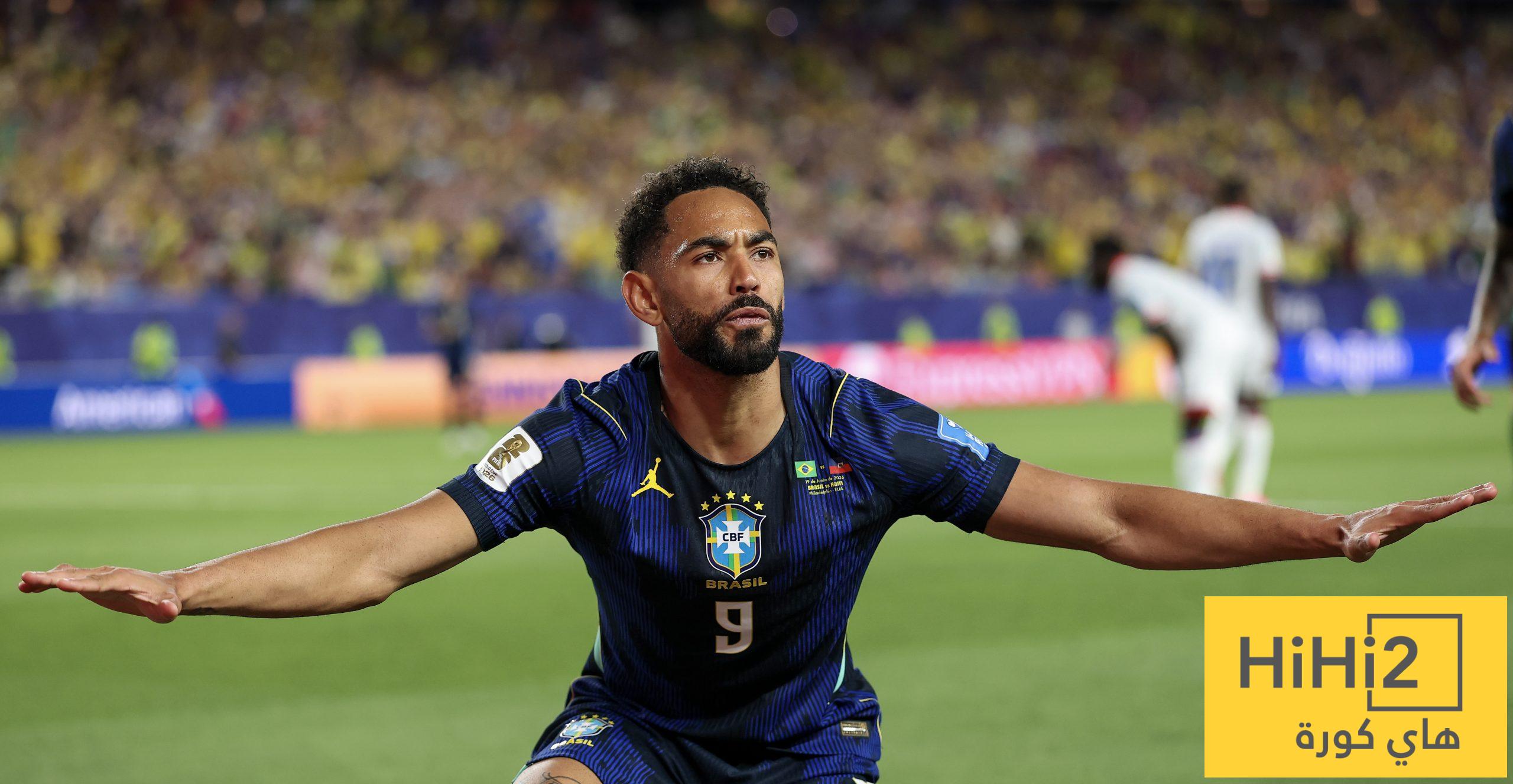 مساحات نيوز : كونيا يضيف الهدف الثاني لصالح منتخب البرازيل