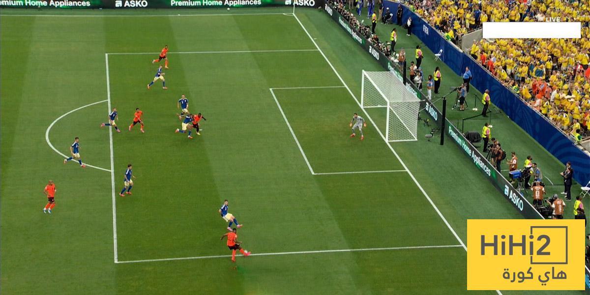 موقع الملاعب : احصائيات نصف ساعة بين هولندا والسويد
