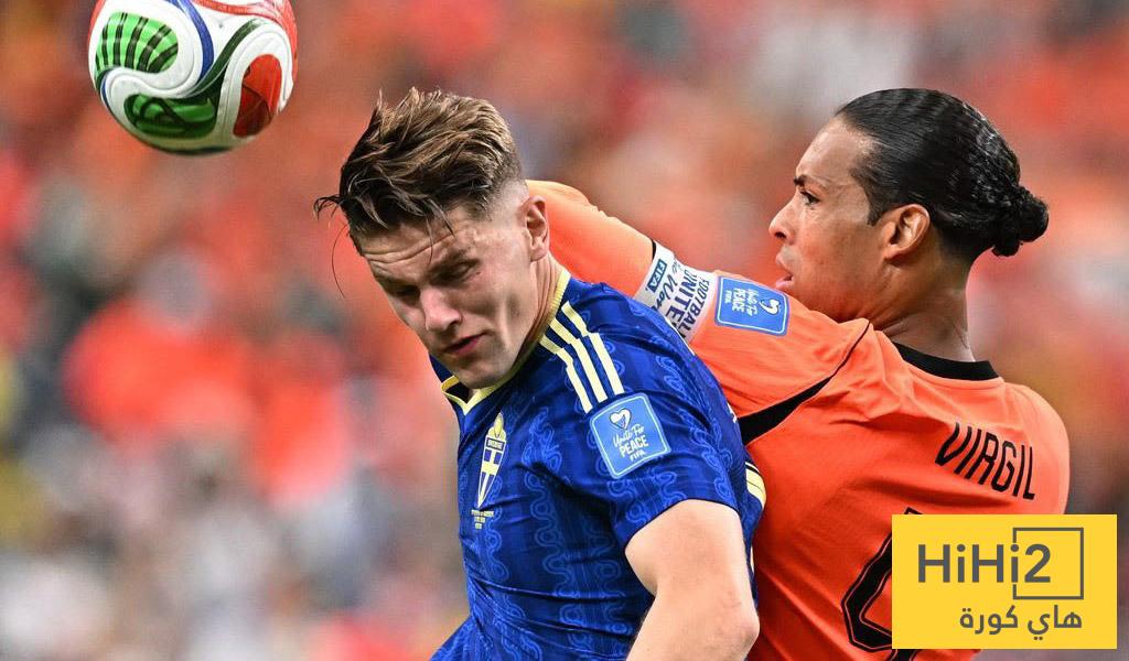 موقع الملاعب : تقييم لاعبي السويد بعد التأخر أمام هولندا في الشوط الأول