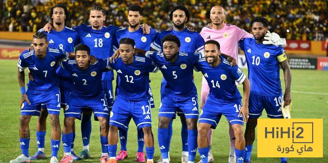 التشكيلة الأساسية لمنتخب كوراساو ضد كوت ديفوار