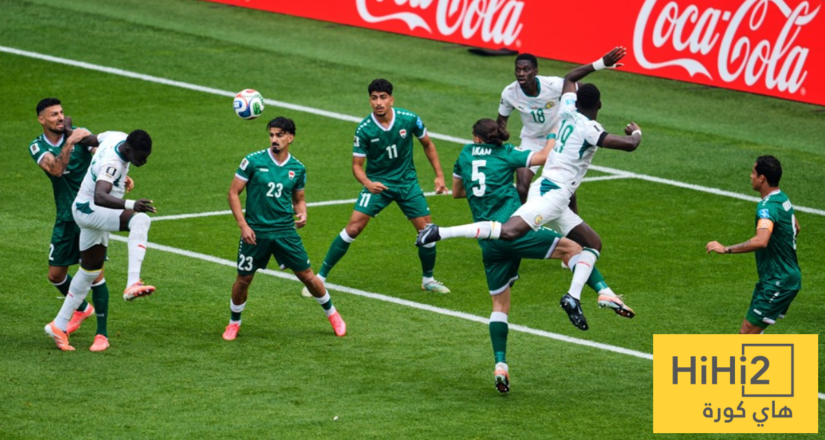 العراق تكمل مباراتها مع السنغال بعشرة لاعبين!