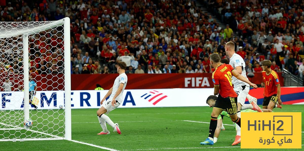 تروسارد يتقدم لـ بلجيكا أمام نيوزيلندا