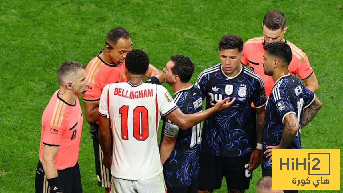 فيرنانديز يدرك التعادل للارجنتين ضد انجلترا