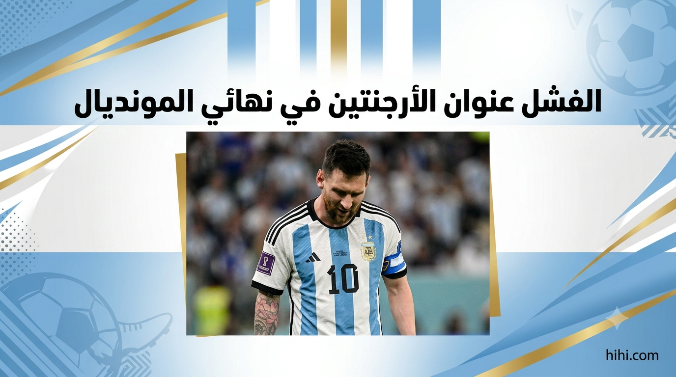 منتخب الأرجنتين لم يحضر نهائي المونديال !