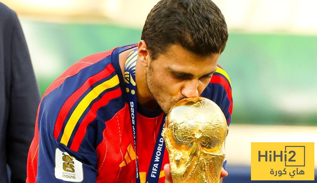 لفتة رائعة من رودري في احتفالات كأس العالم