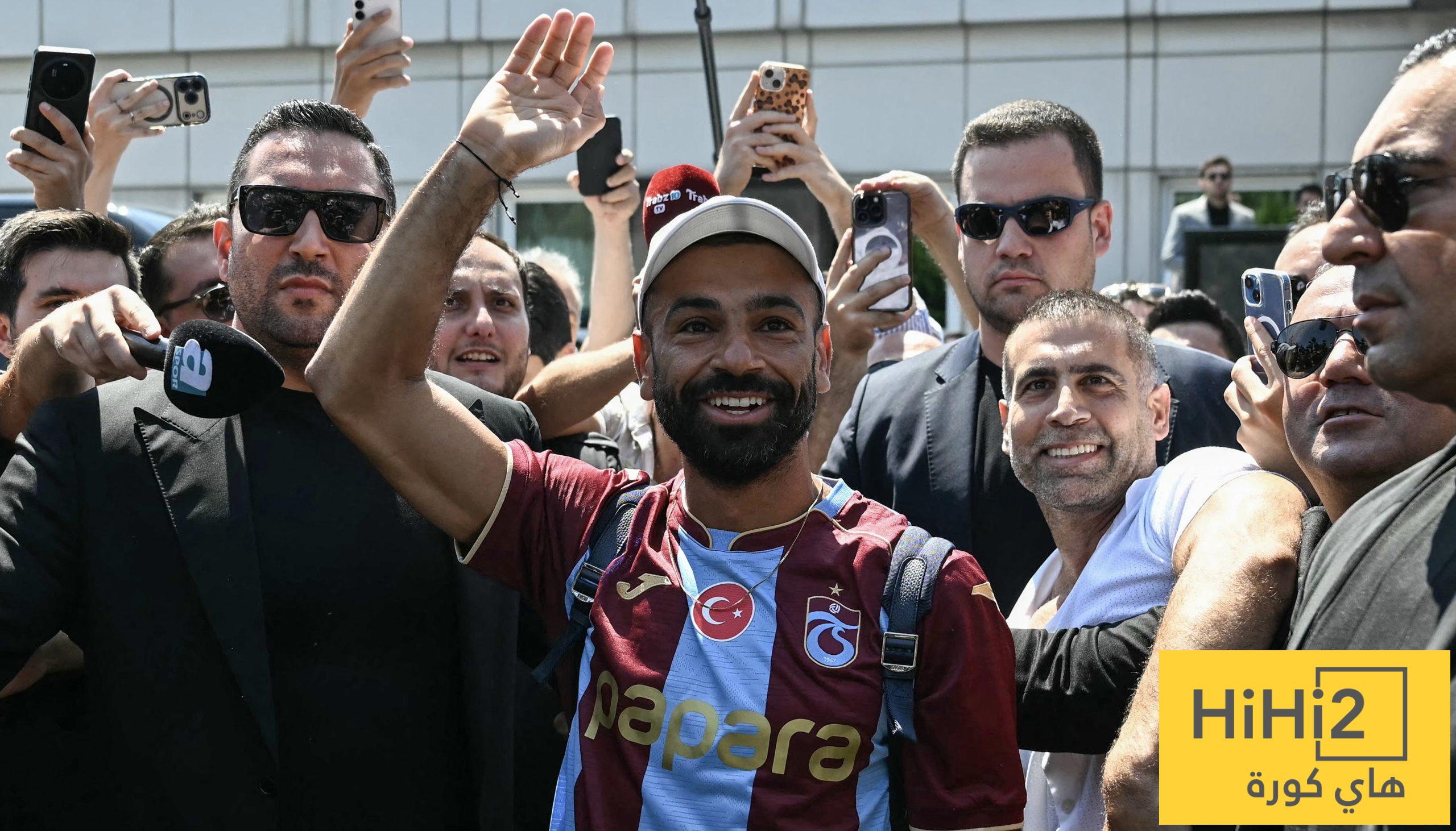 سر القميص 61 .. لفتة رائعة من محمد صلاح تشعل حماس جماهير طرابزون