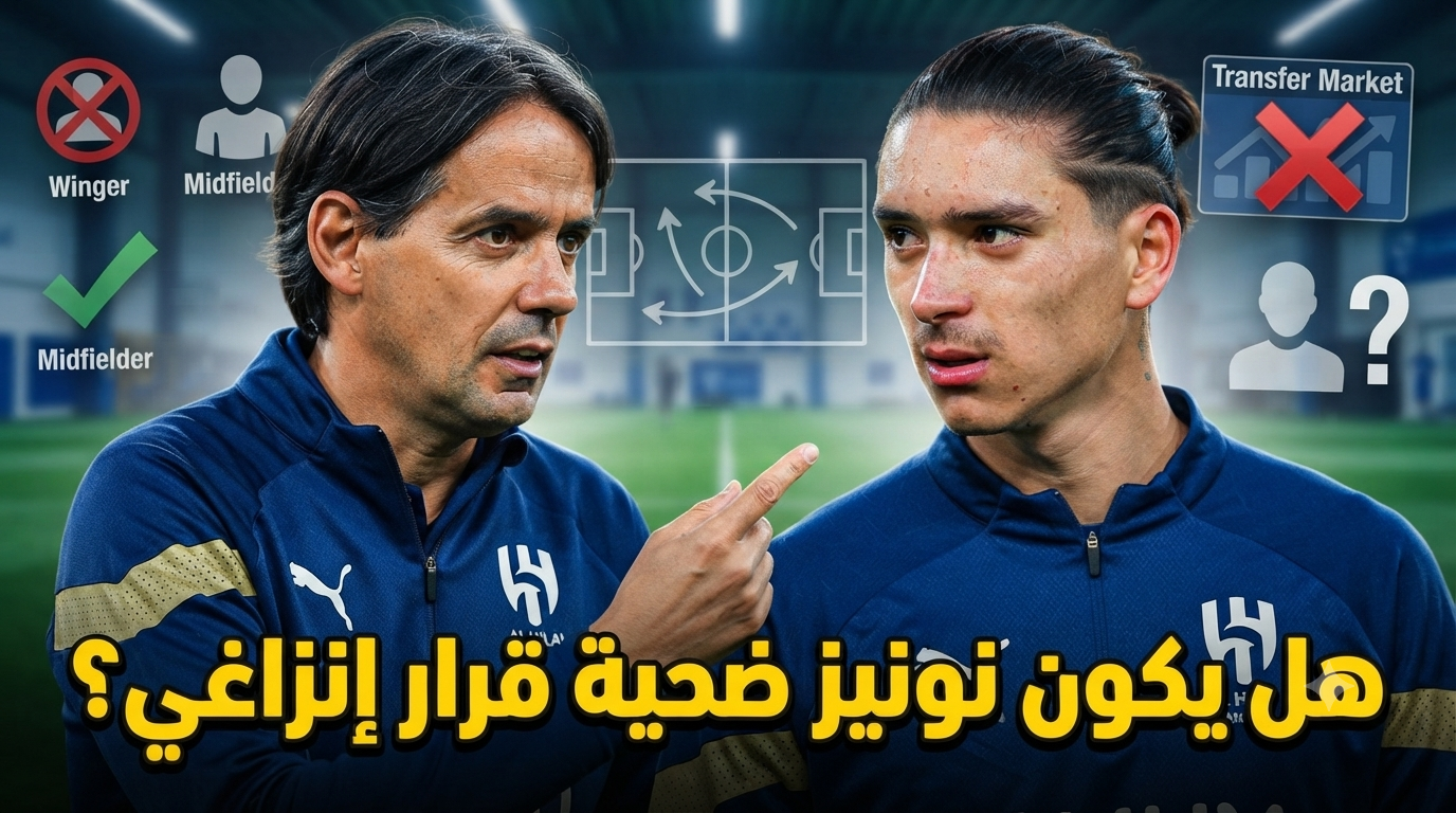 بعد تعثر صفقة إندياي .. إنزاغي يغير مركز نونيز