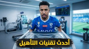 صورة : تقنية متطورة تدعم عودة سالم الدوسري إلى الملاعب