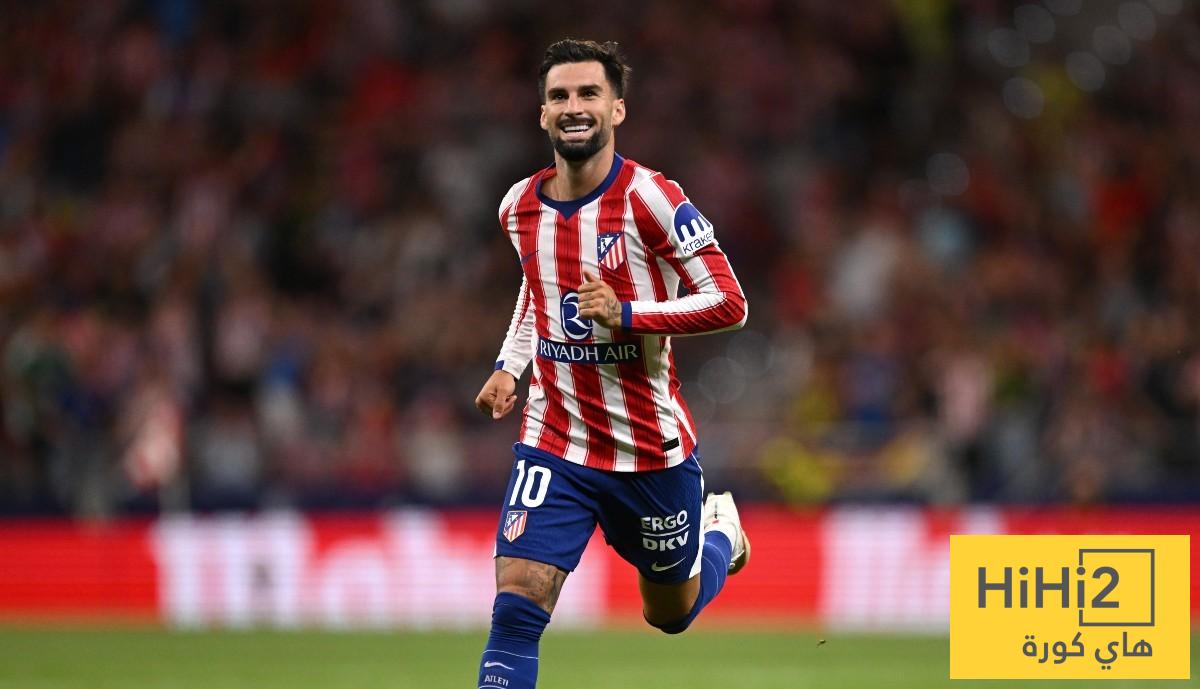 ثلاثة كبار من إنجلترا مهتمون بالتعاقد مع باينا.. هل يفتح أتلتيكو مدريد باب الرحيل؟